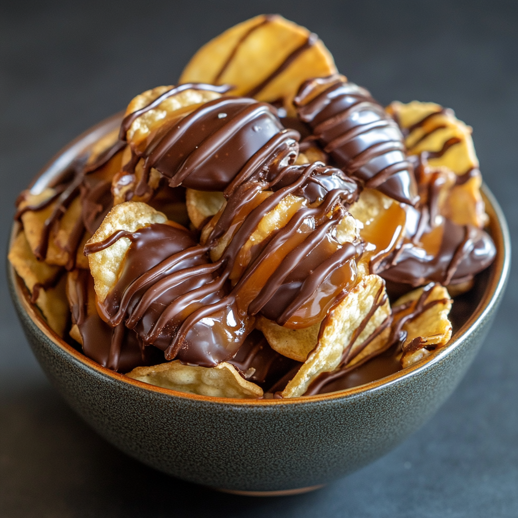 Chocolate Covered Potato Chips
