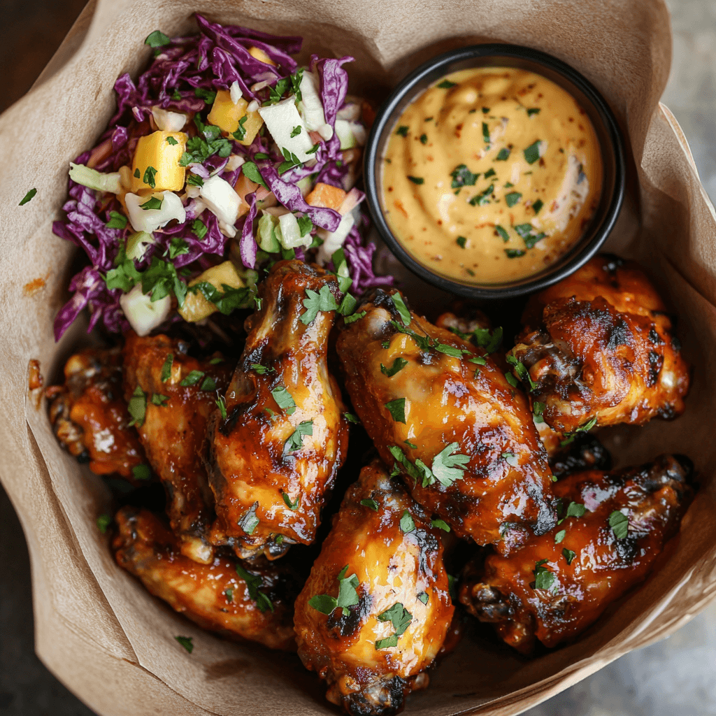 Mango Habanero Wings