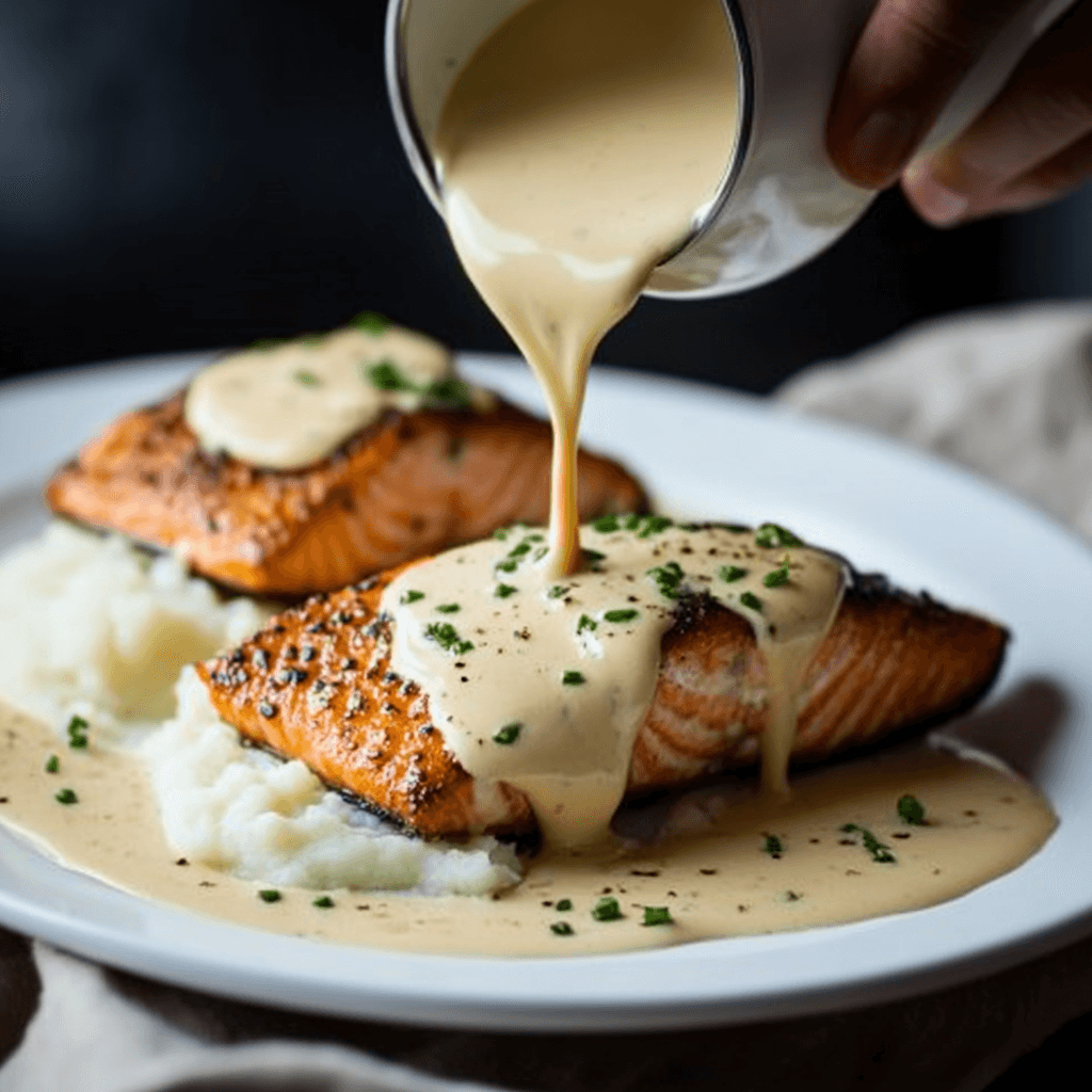 Salmon and Mashed Potatoes