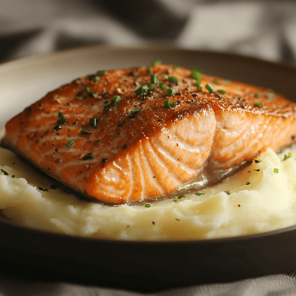 Salmon and Mashed Potatoes