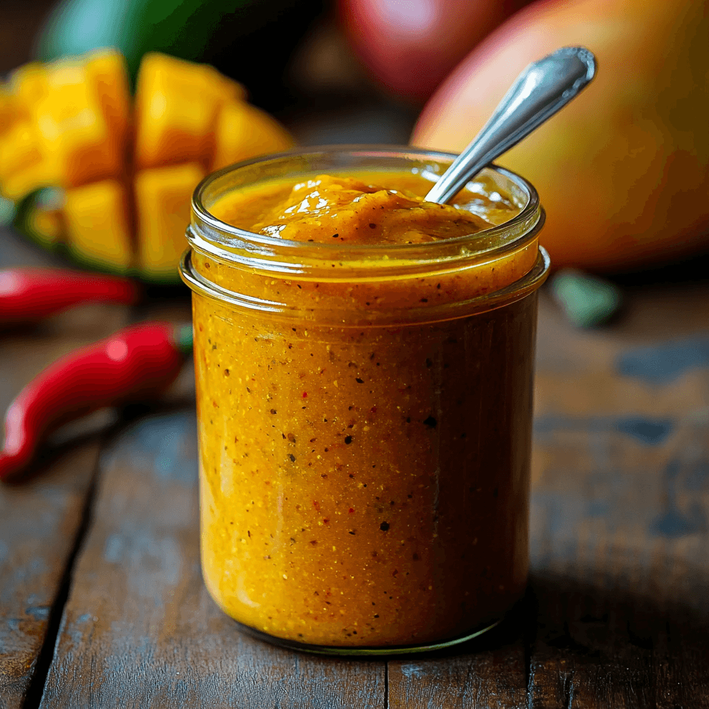 maty_recipes_A_jar_of_homemade_mango_habanero_sauce_with_a_sp_477fdf17-197f-4aca-b75d-627d52018761_2 Mango Habanero Sauce