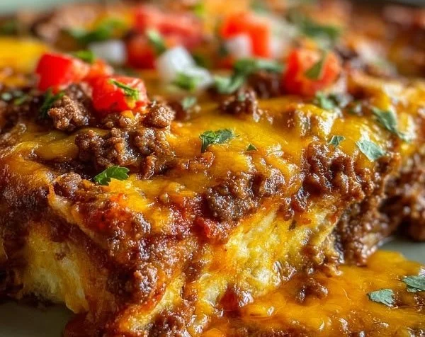 Beef Enchilada Casserole