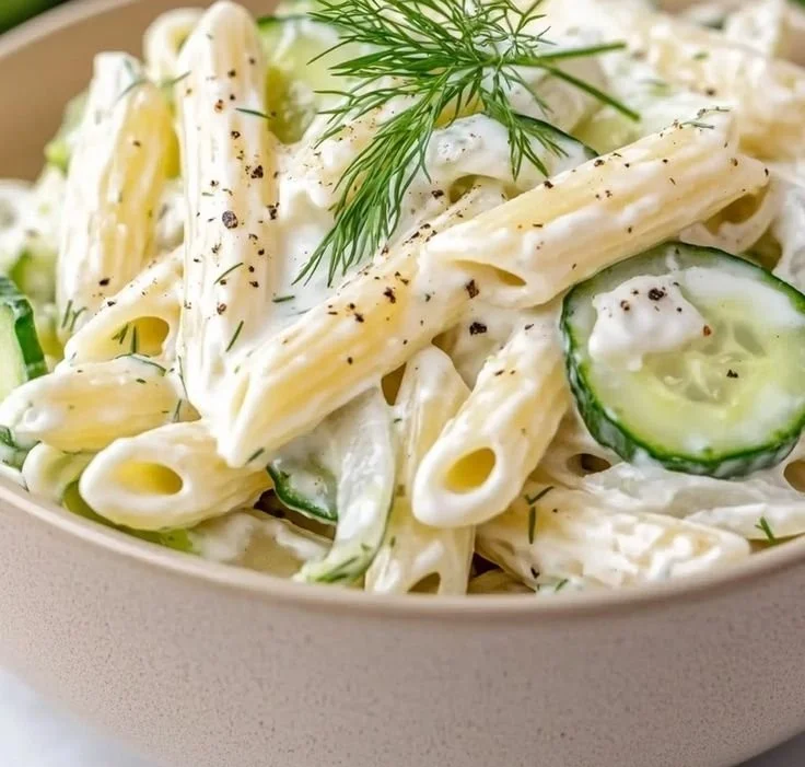 Best Cucumber Pasta Salad