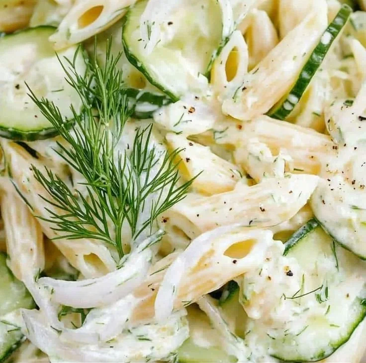 Best Cucumber Pasta Salad