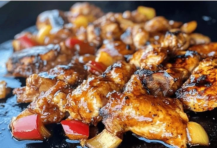 Blackstone Bourbon Chicken