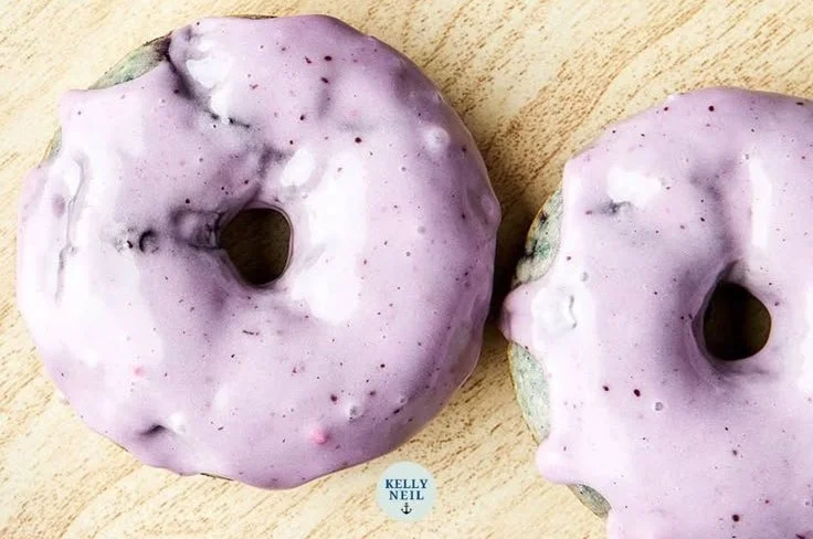Blueberry Cake Donuts
