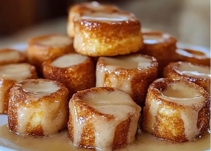Cinnamon Roll French Toast Bites