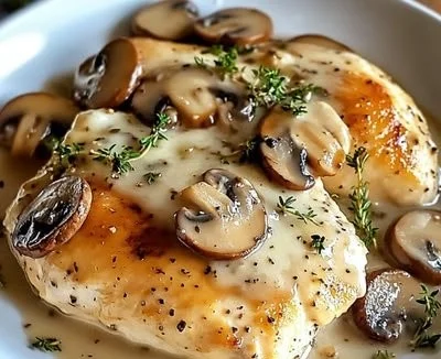 Create Irresistible Mushroom Asiago Chicken in Just 30 Minutes!