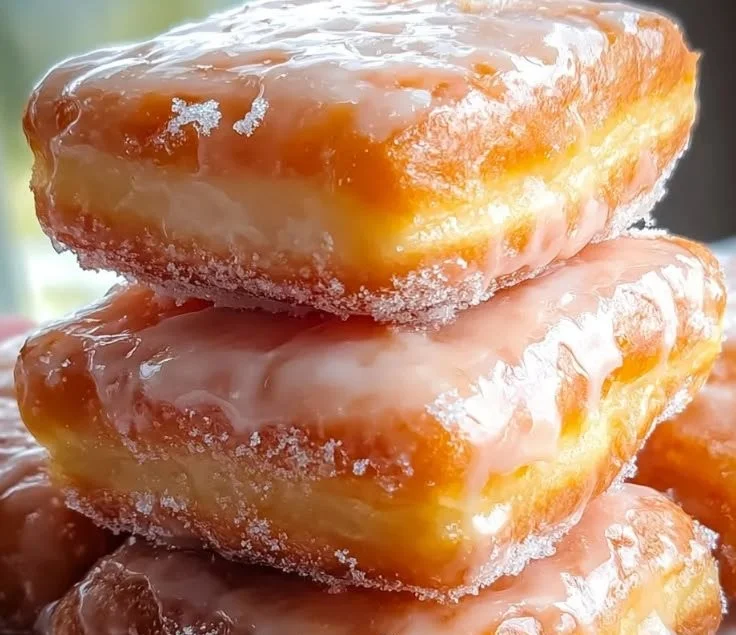Glazed Buttermilk Beignet Squares