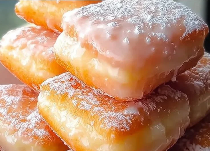 Glazed Buttermilk Beignet Squares