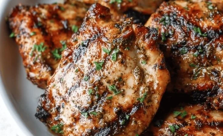 Grilled Boneless Chicken Thighs