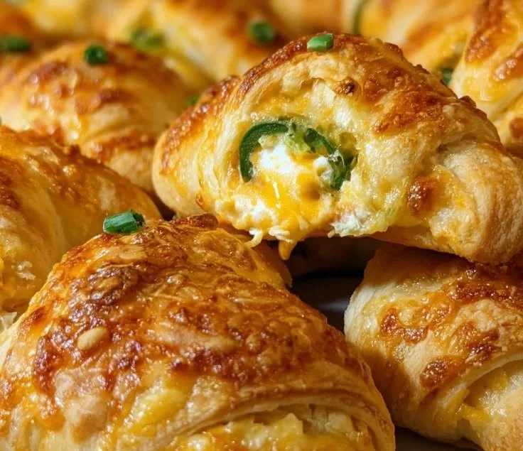 Jalapeño Popper Cheese-Stuffed Crescent Bites