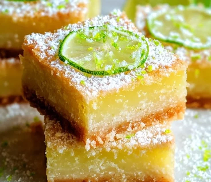 Key Lime Bars Citrus Treat