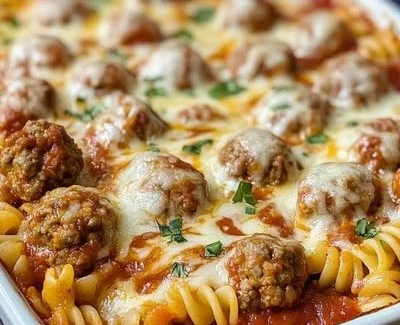 Make This Dump and Bake Meatball Casserole for a Quick Dinner Delight!