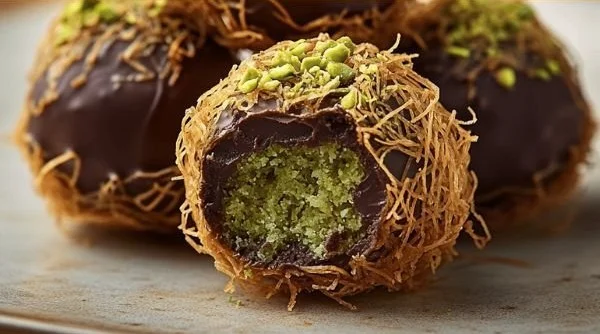 No-Bake Dubai Chocolate Balls