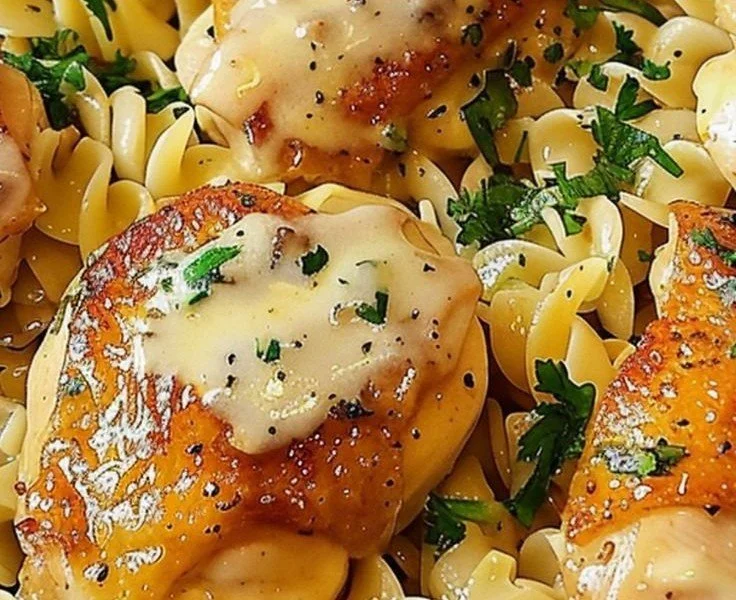 One-Pan Chicken with Buttered Noodles