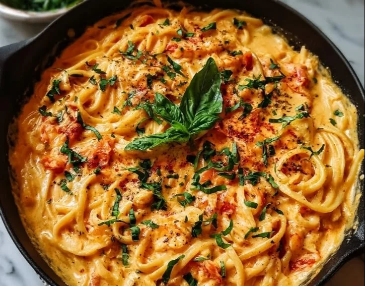 One Pan Creamy Tomato Pasta