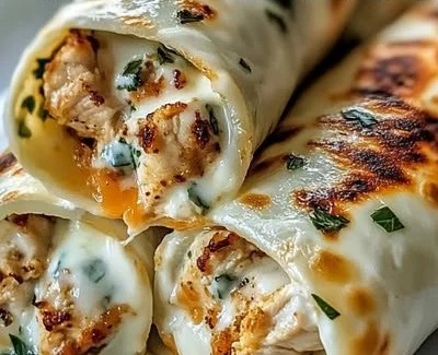 Savor the Flavor of Low-Carb Cheesy Garlic Chicken Wraps Today!
