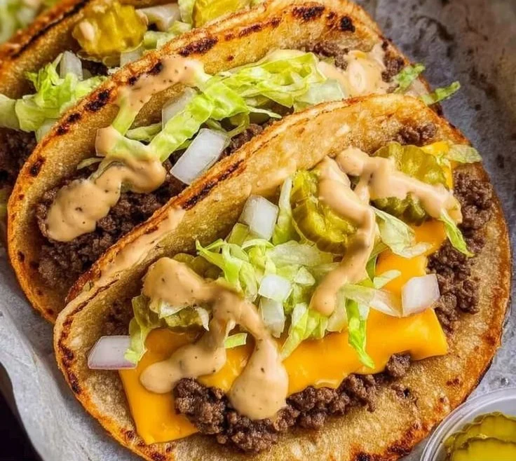 Smash Burger Tacos