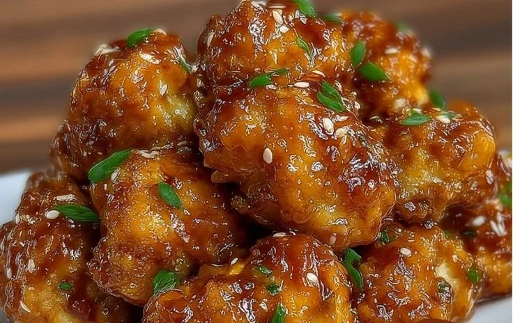 Sticky Sesame Cauliflower