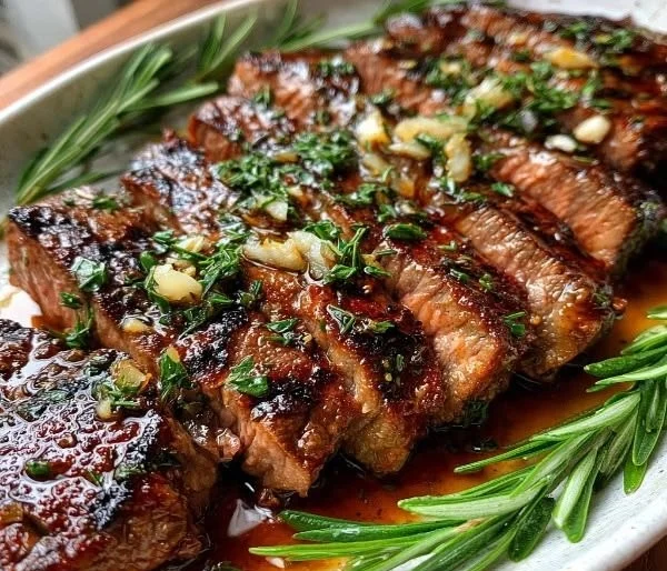 Tangy Garlic Herb Steak Marinade