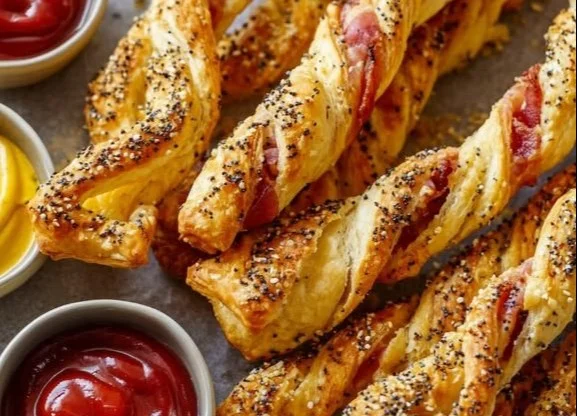 Bacon Puff Pastry Twists