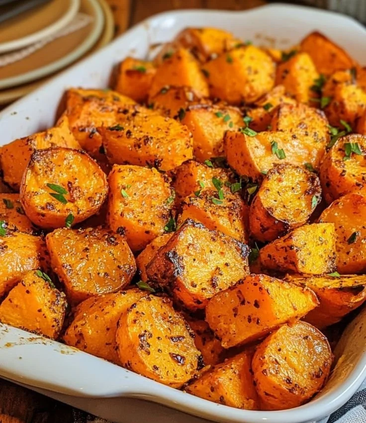 Caramelized Roasted Sweet Potatoes