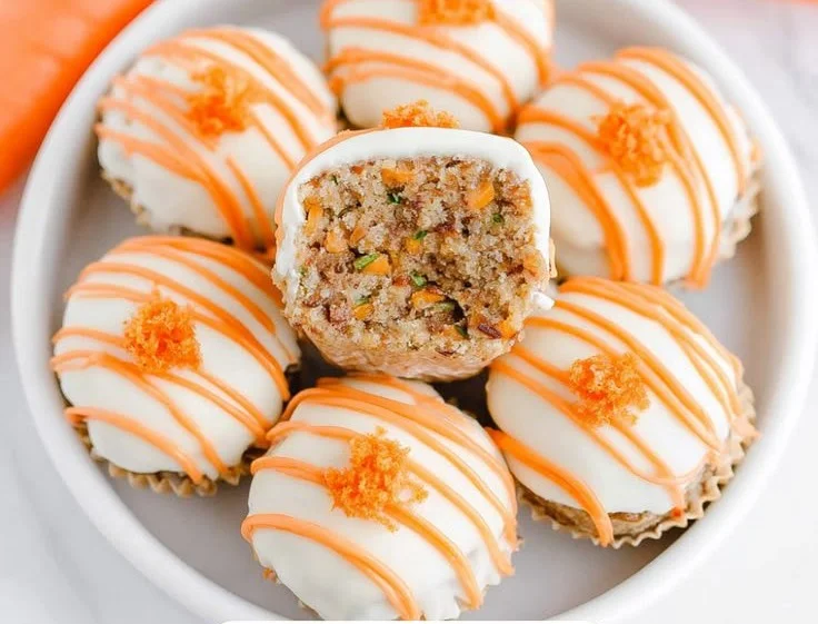 Carrot Cake Cheesecake Bites