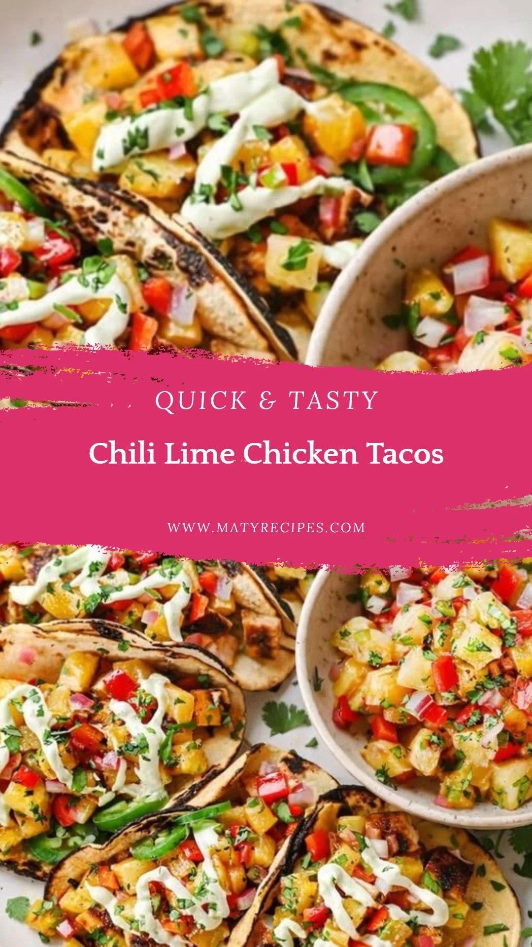 Chili Lime Chicken Tacos