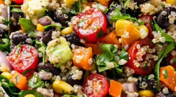 Chili Lime Quinoa Black Bean Salad