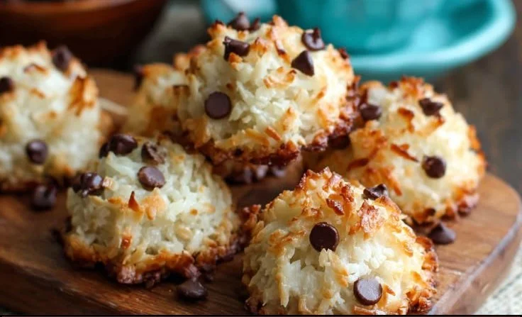Chocolate Chip Coconut Macaroons