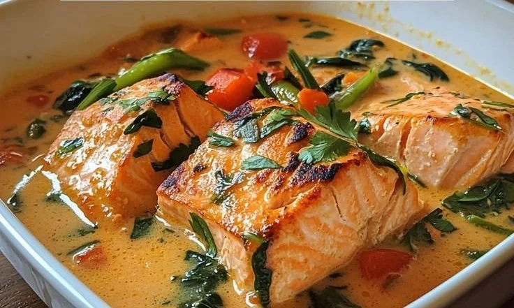 Coconut Curry Salmon