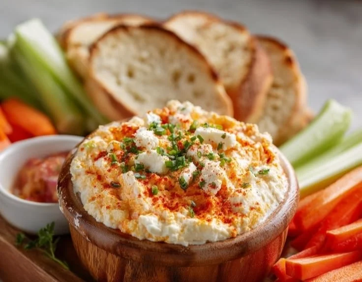 Cottage Cheese Buffalo Chicken Dip