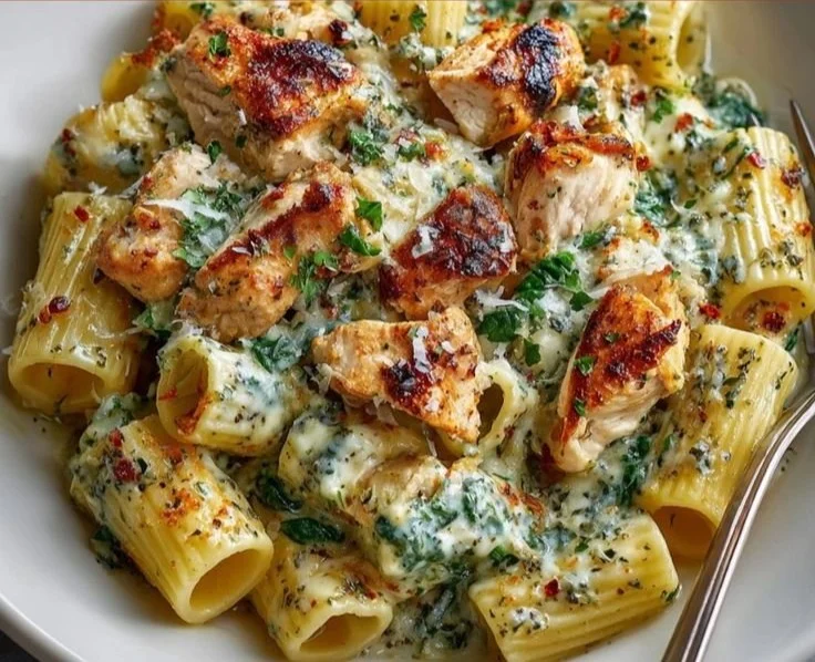 Creamy Pesto Chicken Pasta