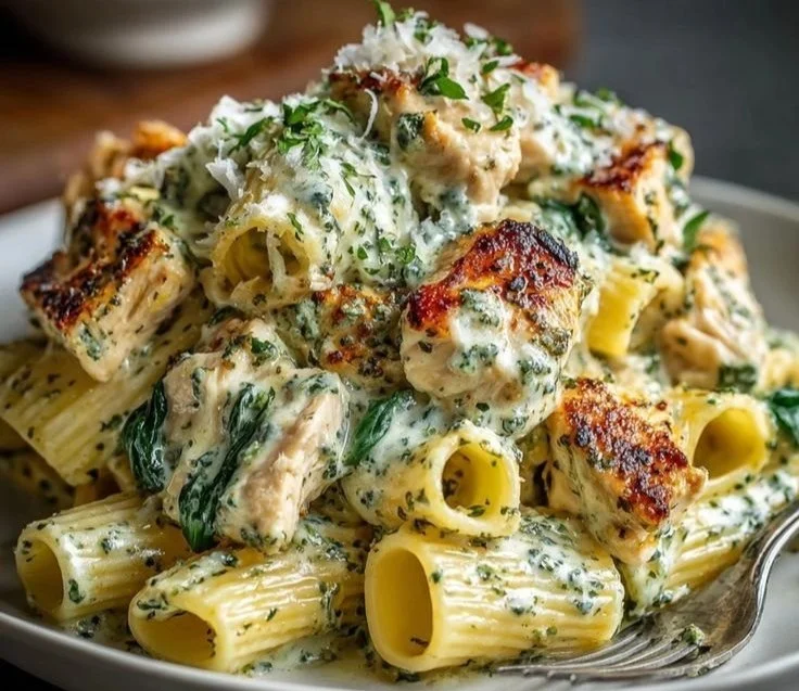 Creamy Pesto Chicken Pasta