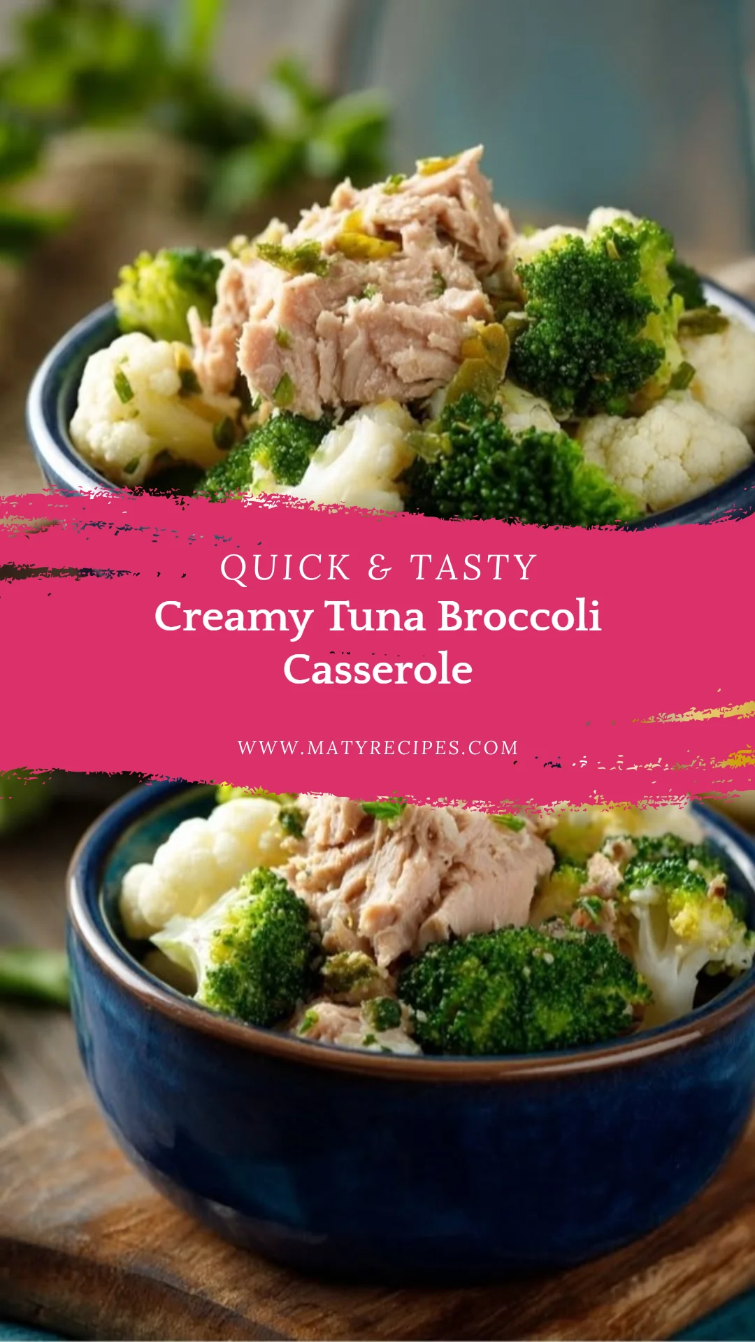 Creamy Tuna Broccoli Casserole