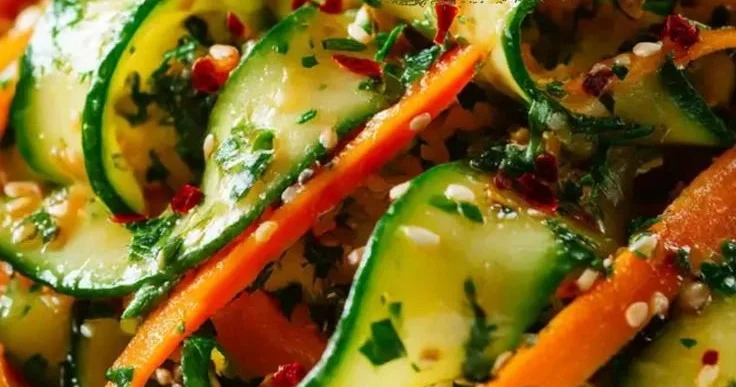 Cucumber Carrot Salad