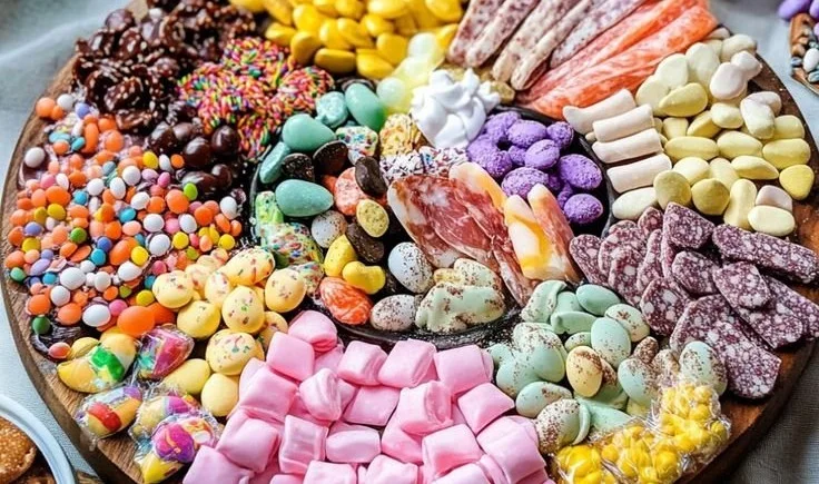 Easter Candy Charcuterie Board