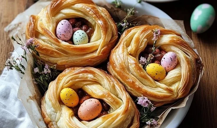 Easter Pastry Nests