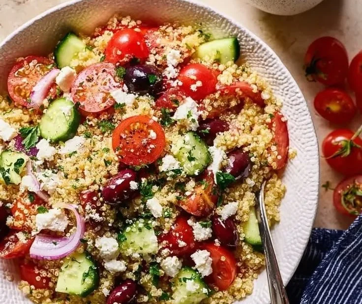 Easy Mediterranean Grain Salad