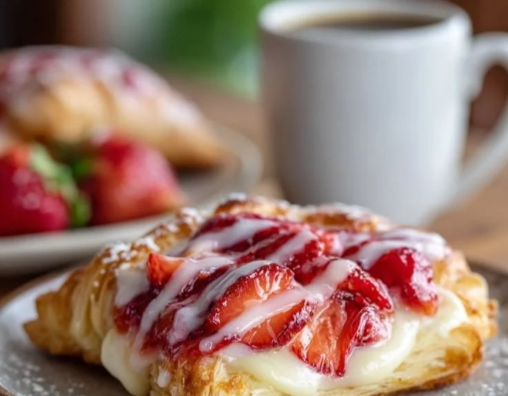 Easy Strawberry Cheesecake Danish Pressure Cooker Recipe