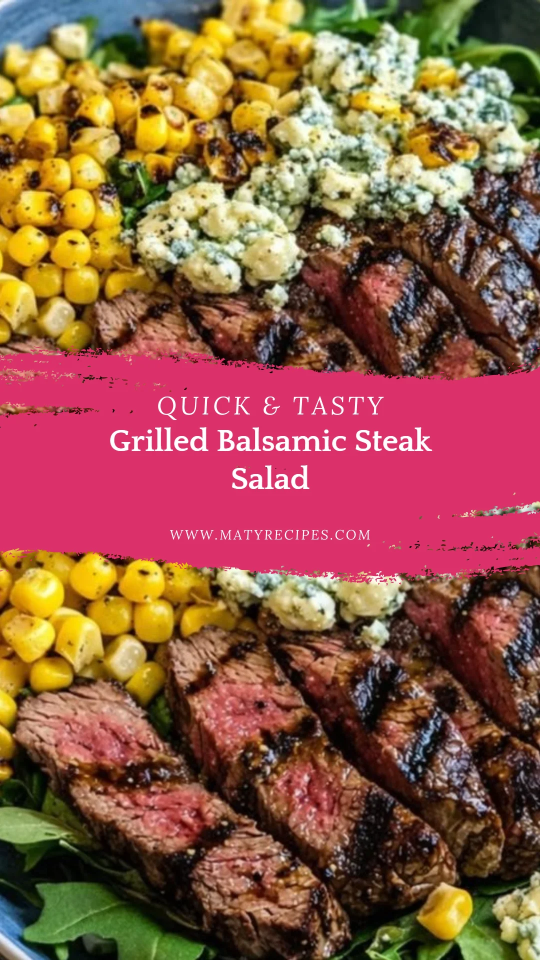 Grilled Balsamic Steak Salad