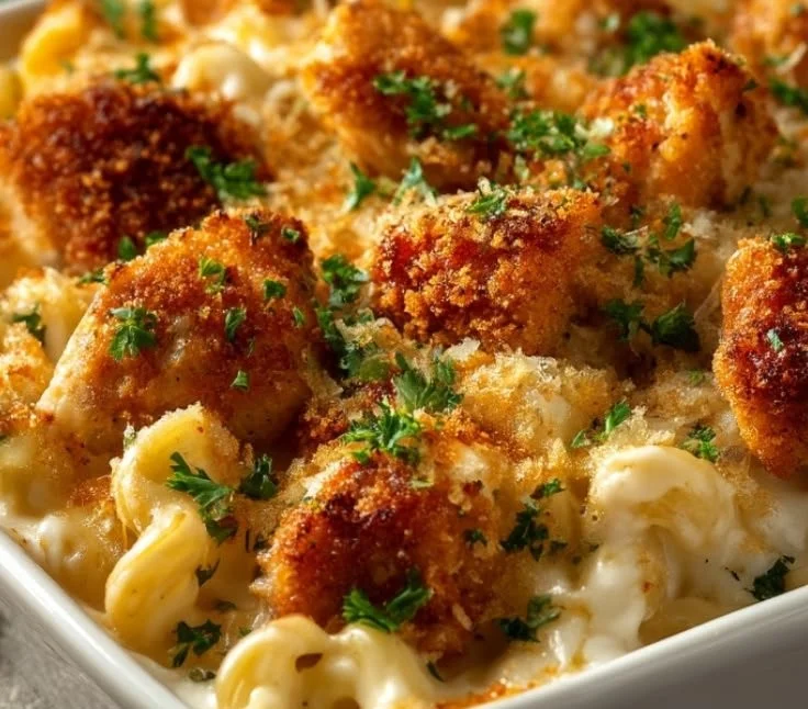 Honey Pepper Chicken Mac and Cheese