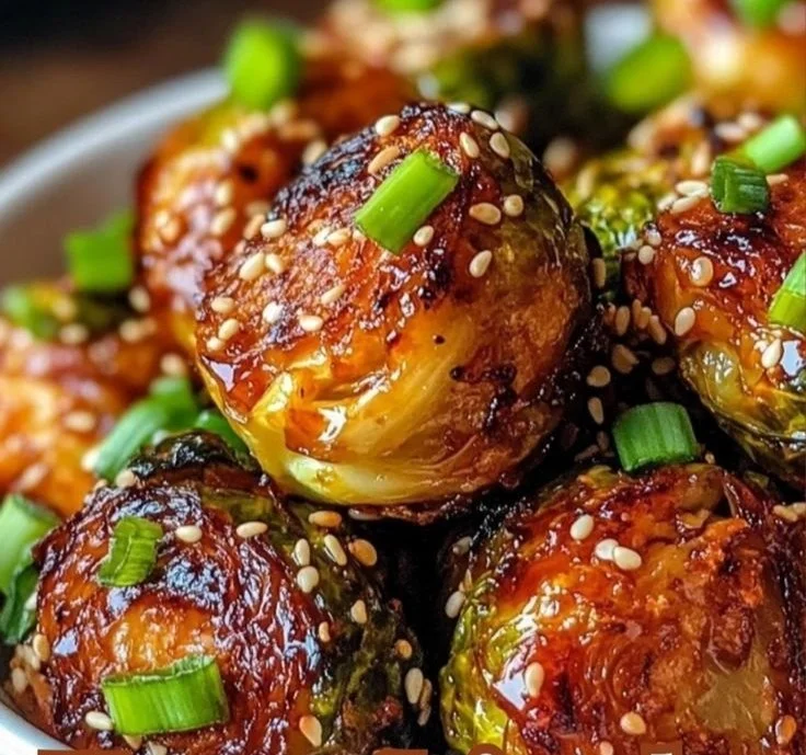 Honey Sriracha Brussels Sprouts