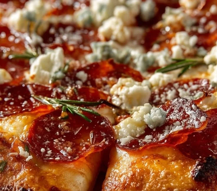 Hot Honey Pepperoni Ricotta Pizza