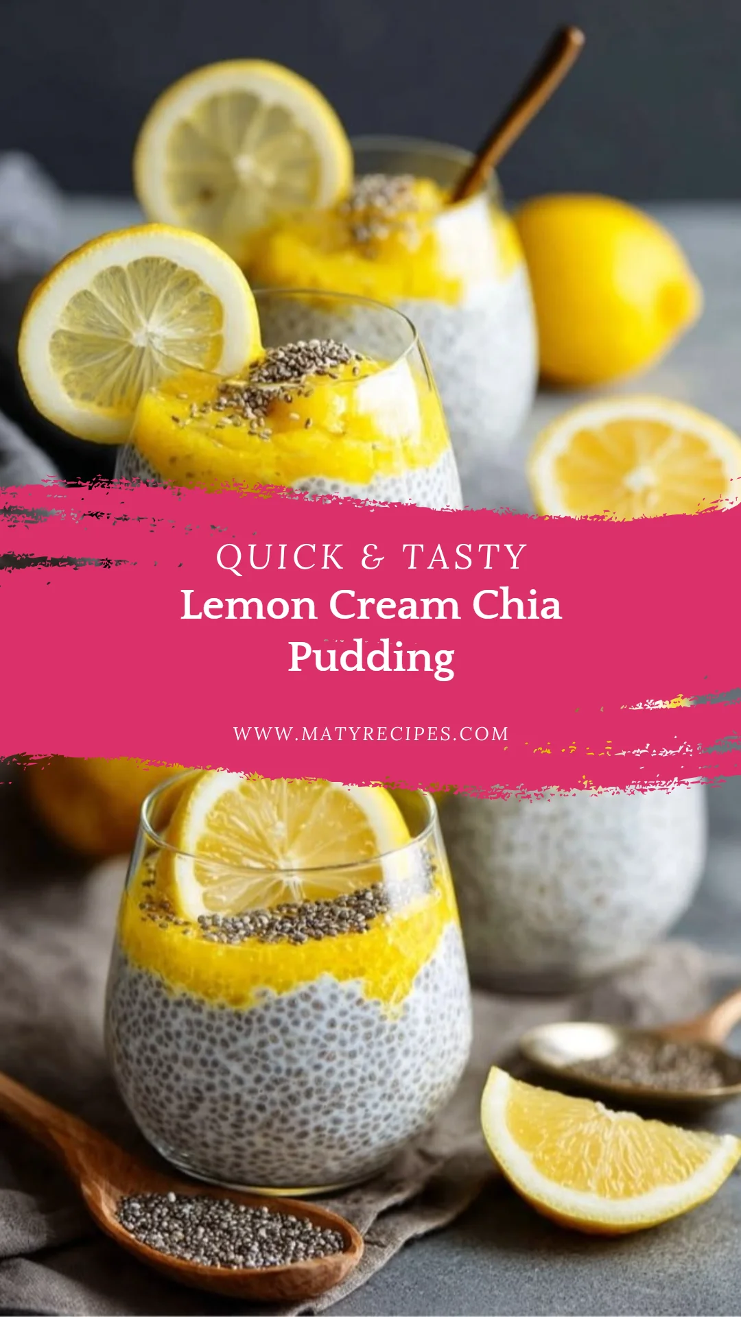 Lemon Cream Chia Pudding