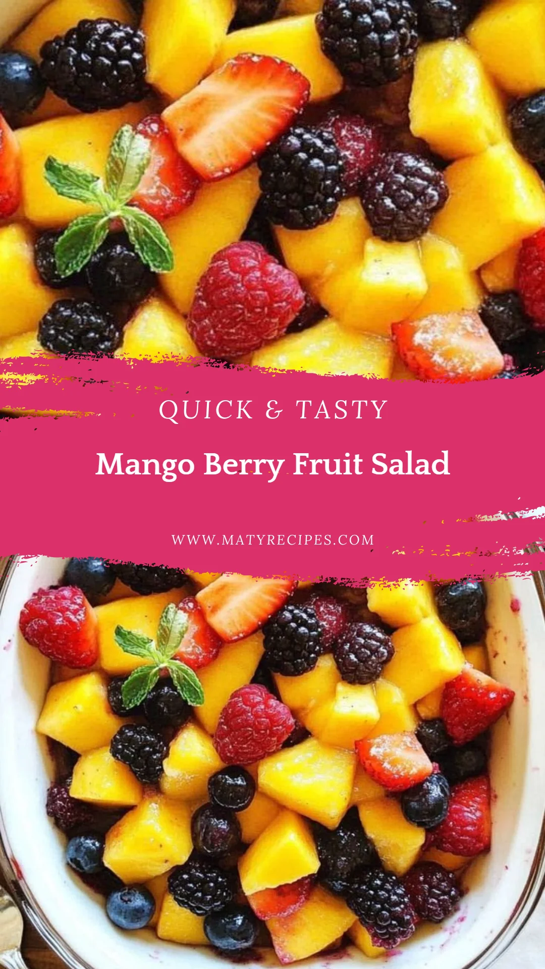 Mango Berry Fruit Salad