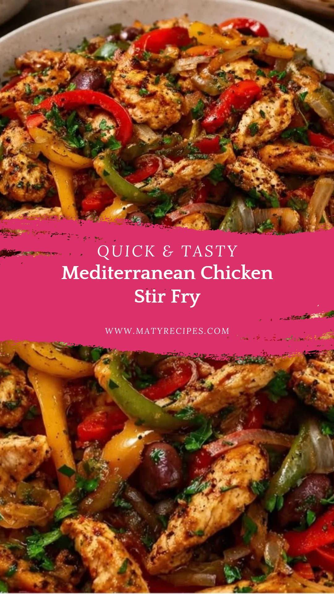 Mediterranean Chicken Stir Fry