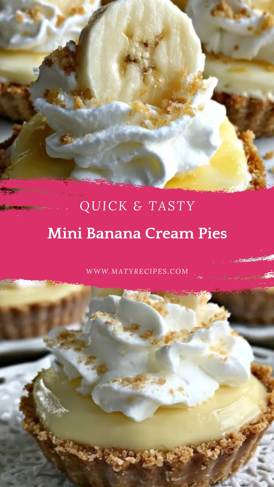 Mini Banana Cream Pies