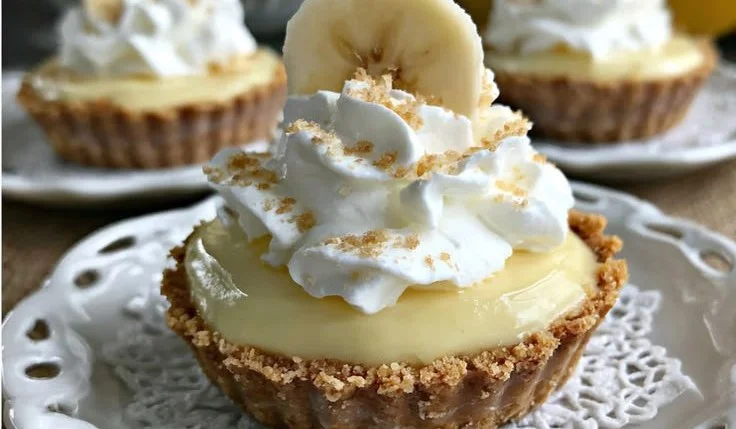 Mini Banana Cream Pies